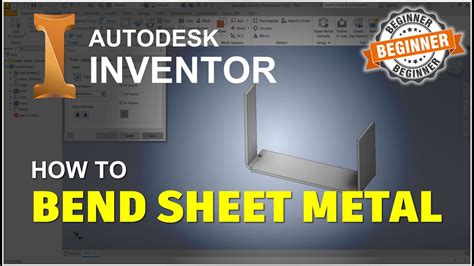 how to bend sheet metal in inventor|inventor fold sheet metal.